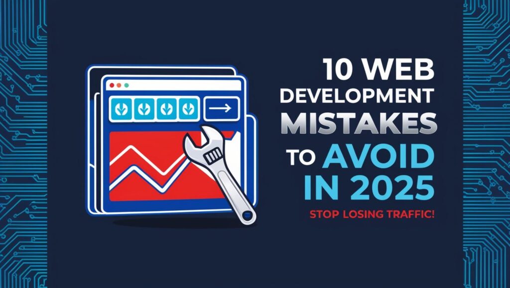 Stop Losing Traffic! 10 Web Development Mistakes to Avoid in 2025 (And How to Fix Them Fast)