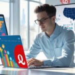 Person using Quora platform for blog traffic with U.S. audience focus